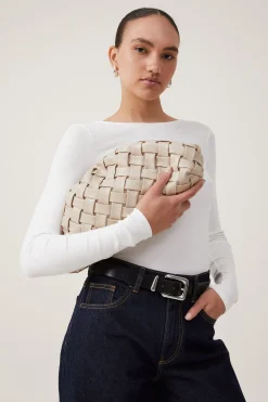 Tory Scrunch Oversized Clutch