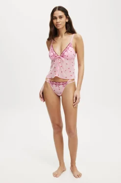 Trixie Bow Longline Bralette