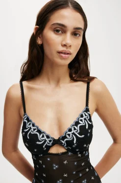 Trixie Bow Underwire Bodysuit