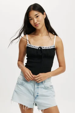 Tully Lace Trim Cami
