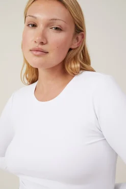 Ultra Soft Fitted Long Sleeve Top