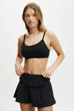 Ultra Soft Mini Frill Skirt