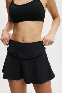 Ultra Soft Mini Frill Skirt