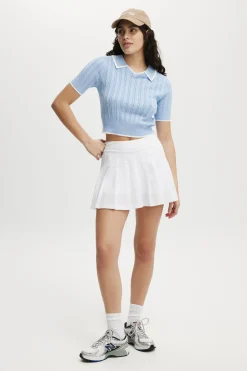 Ultra Soft Pleat Skirt