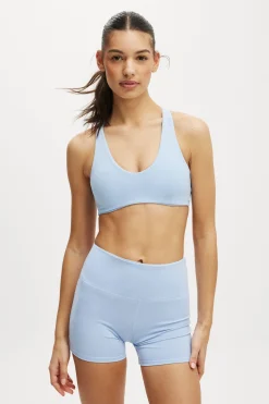 Ultra Soft Plunge Racer Crop