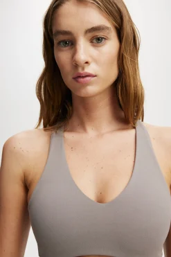 Ultra Soft Plunge Racer Crop