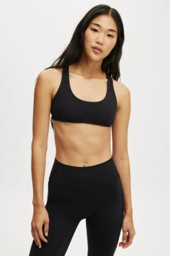 Ultra Soft Plunge Strappy Crop
