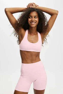 Ultra Soft Plunge Strappy Crop