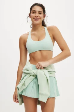 Ultra Soft Plunge Strappy Crop