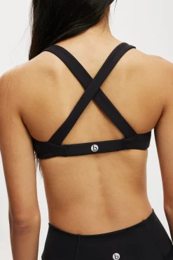 Ultra Soft Plunge Strappy Crop