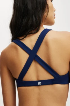 Ultra Soft Plunge Strappy Crop