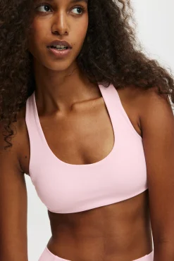 Ultra Soft Plunge Strappy Crop