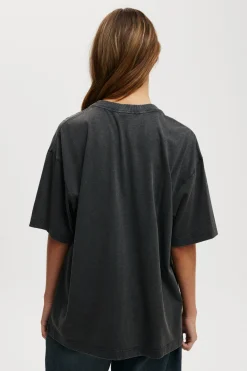 Willie Nelson Music Boxy Graphic Tee