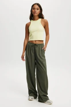 Woven Active Tie Up Pant